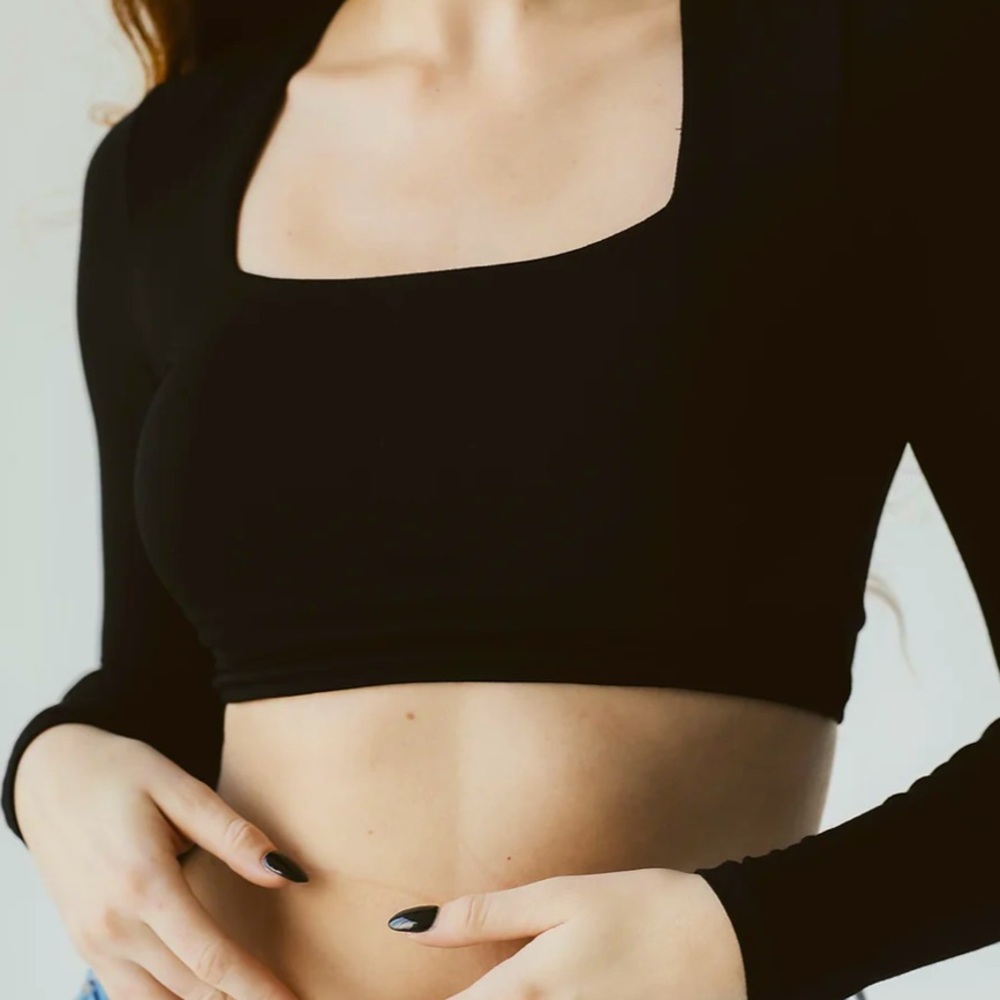 Long Sleeve Square Neck Brame